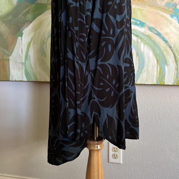 Mikoh Cannes V Neck Tunic or Cover Up size 2 / Medium monstera leaf - Picture 10 of 16